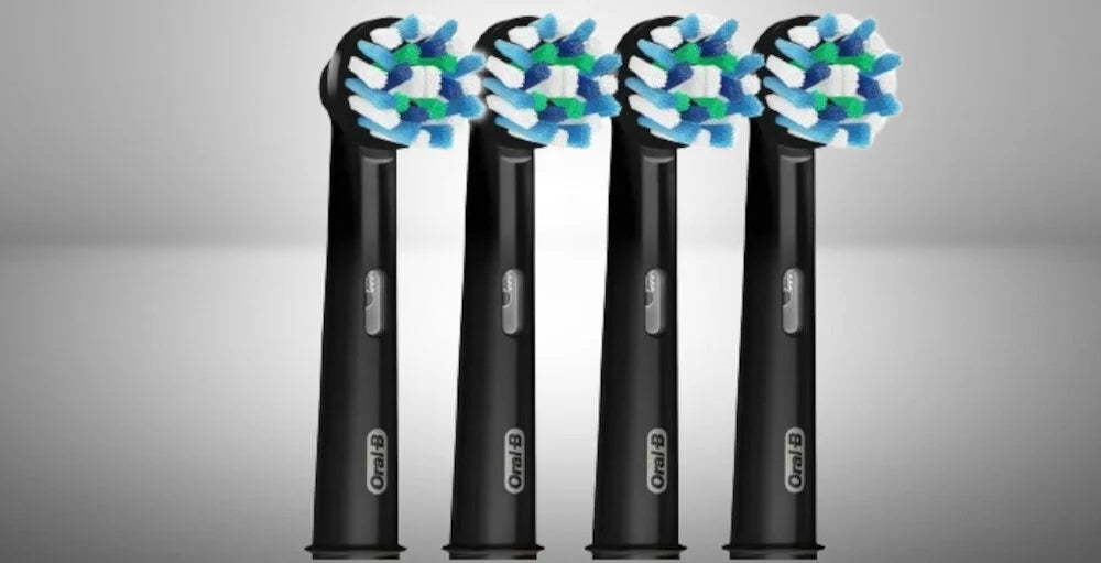 Brush tips Oral-B Cross Action PRO black 4 pcs Manufacturer code Pro Cross Action