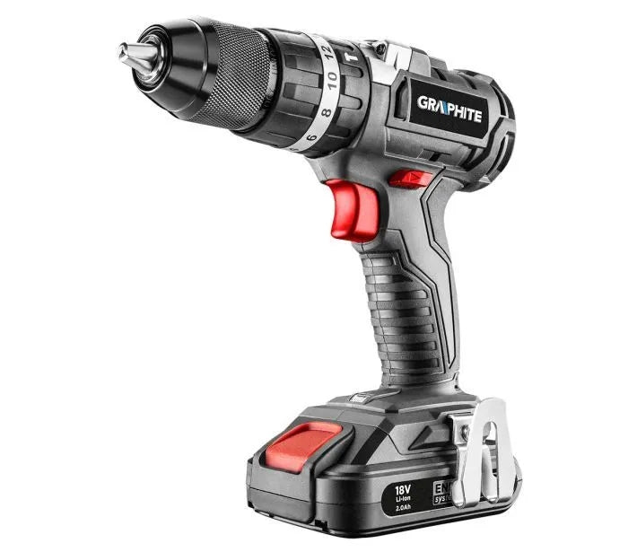 Brushless Cordless Drill/Driver with Impact Energy+ 18V, Li-Io Battery capacity 6 Ah