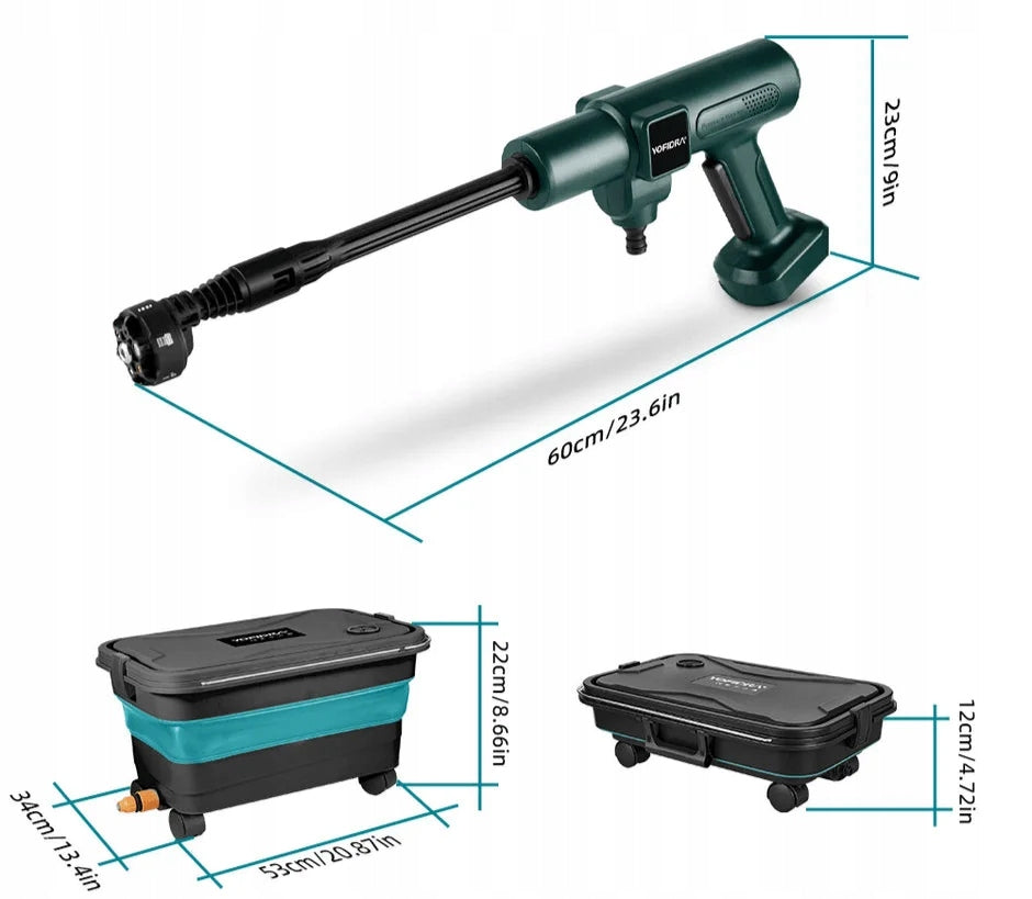Brushless Cordless Pressure Washer 15 Bar 2 Gears YOFIRDA18V 6in1 Manufacturer code sku005008_2-