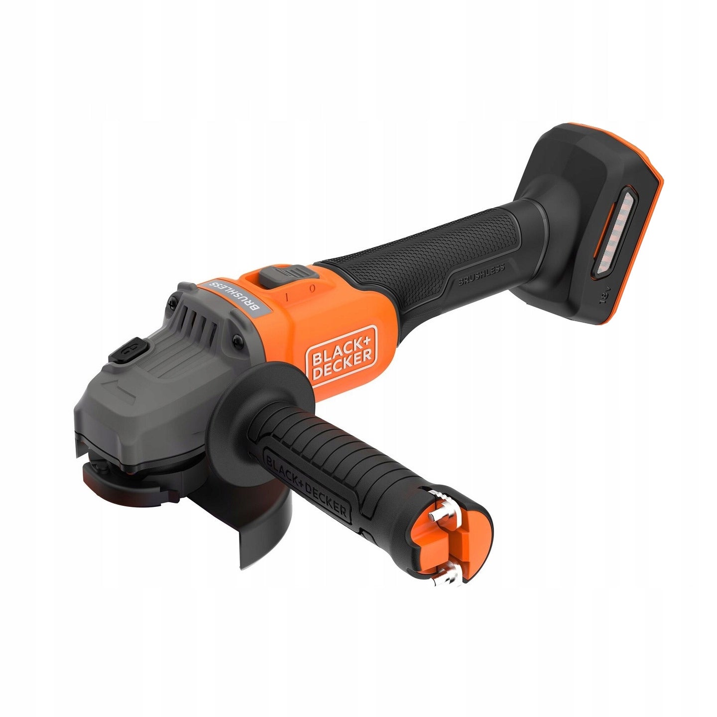 Brushless angle grinder BLACK DECKER BCG6L8N 115mm 18V BODY + bag Batteries included no