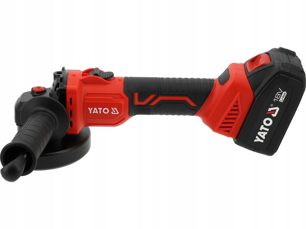 Brushless angle grinder YATO YT-828251 18V 125 + AKU 4.0 SOFT START Brand Yato