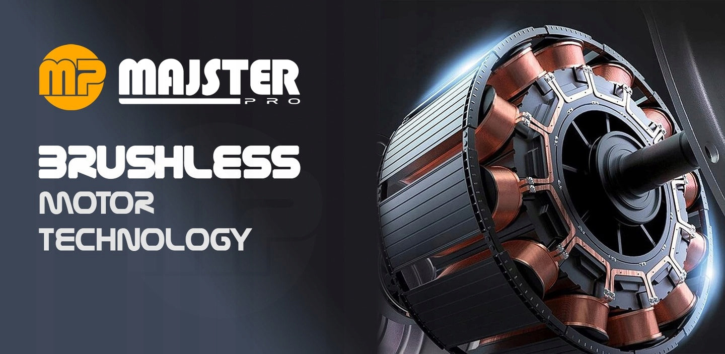 Brushless cordless trimmer Majster Pro MP1417 + knife Batteries included yes