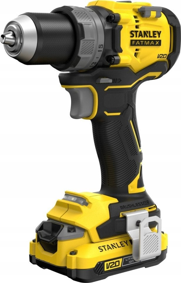 Brushless drill Stanley Fatmax V20 18V 2x2Ah 80Nm Series SFMCD725D2K-QW
