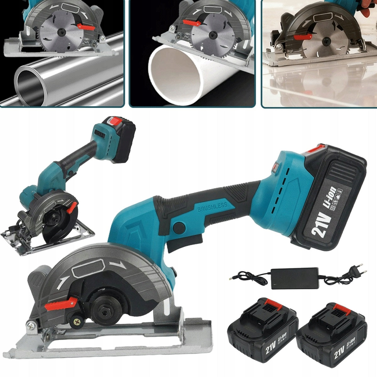 Brushless motor Saw with adjustable 15°-30°-45° with charger included