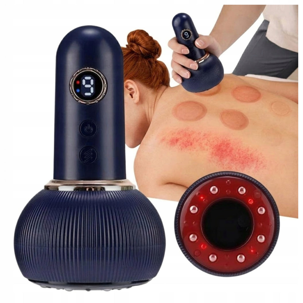 Bubble Chinese Electric Vacuum Massager 9 Modes Anti-Cellulite Medical device no