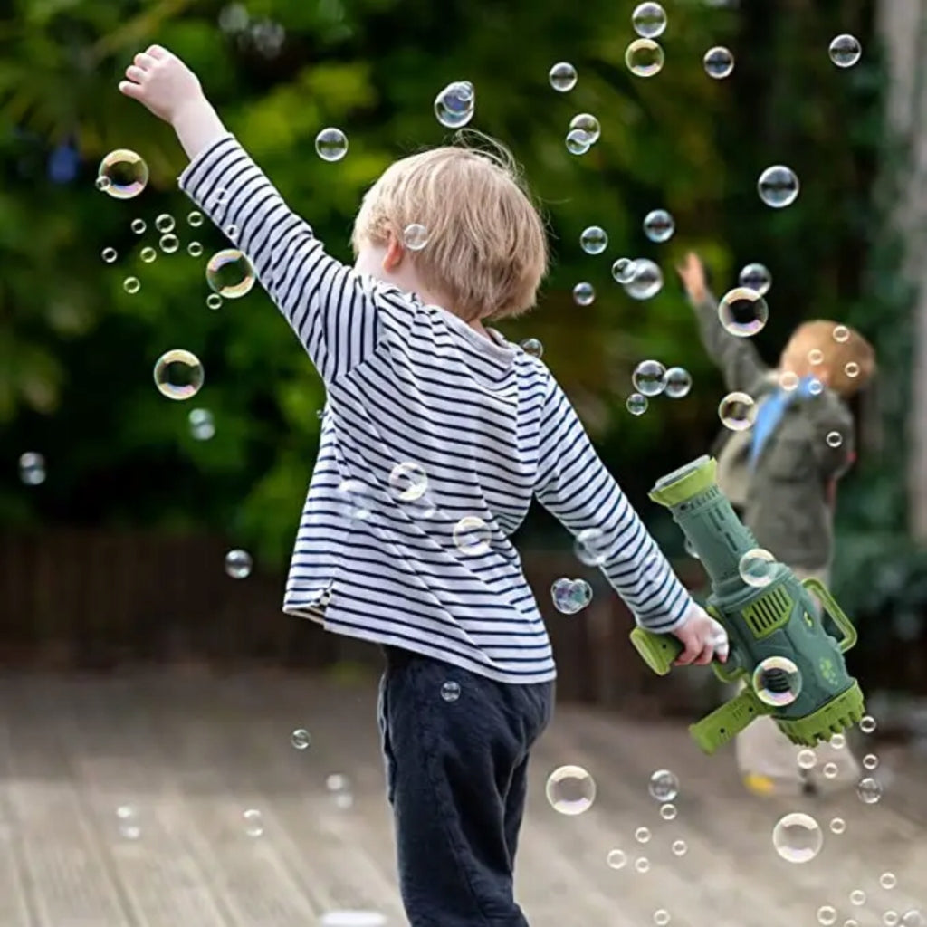 Bubble Gun Battery Operated Rifle for Kids and Baby Day Liquid Manufacturer code AMIKU-0436