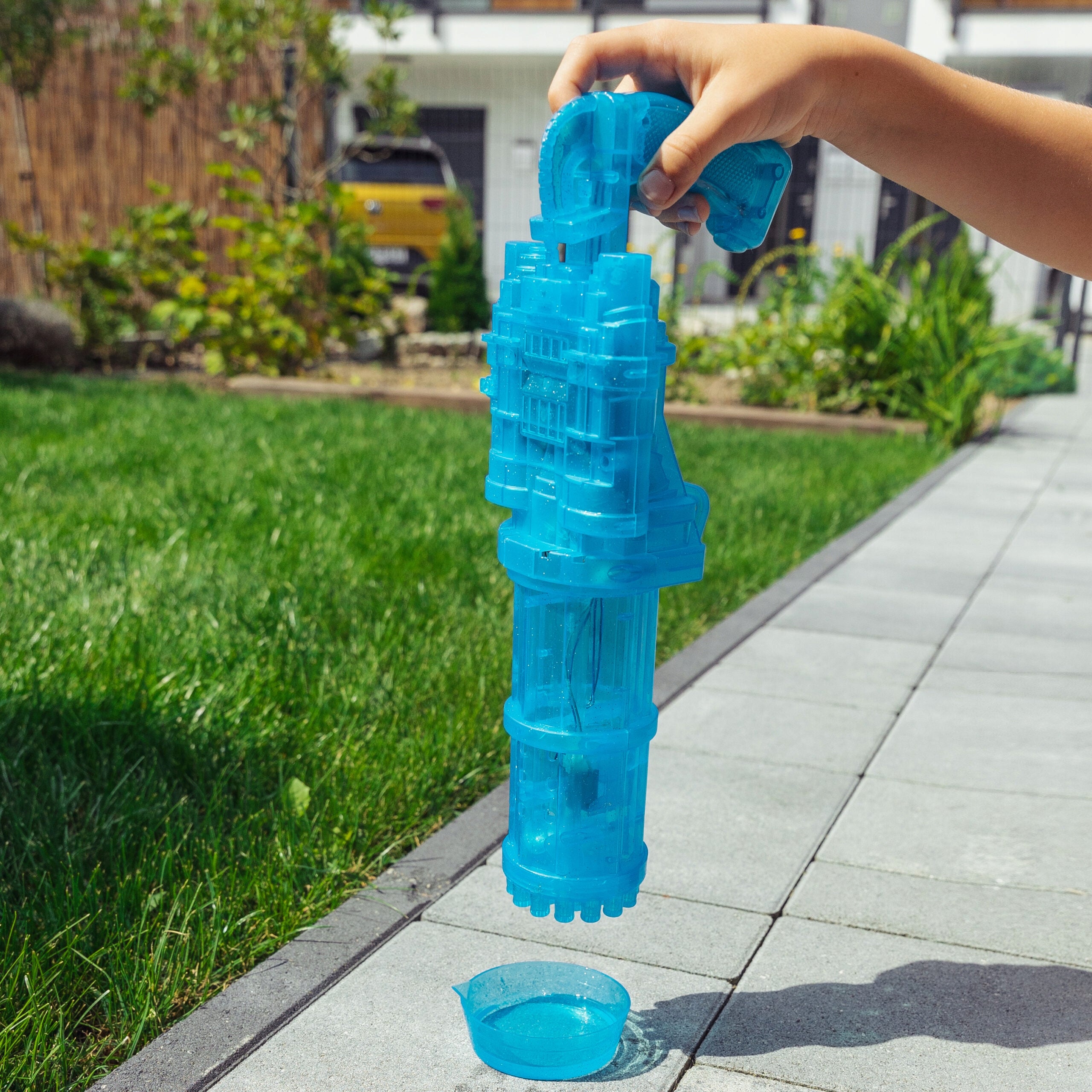 Bubble gun machine for gift for baby wedding baptism birthday Packaging status original