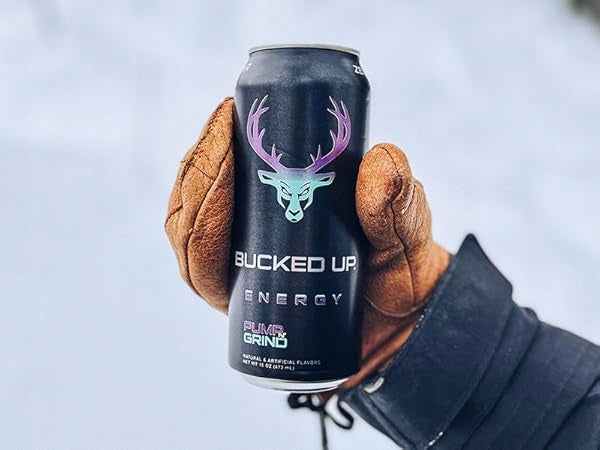 Bucked Up Energy Pump-N-Grind Zero Sugar 473ml Functional Energy Gym Packaging status original