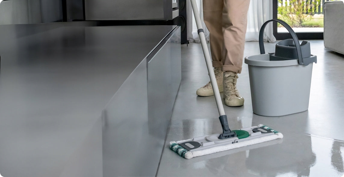 Bucket and flat mop ECO EGO CIRCULAR POWER cleaning set 40 cm Manufacturer code 3082140-011566