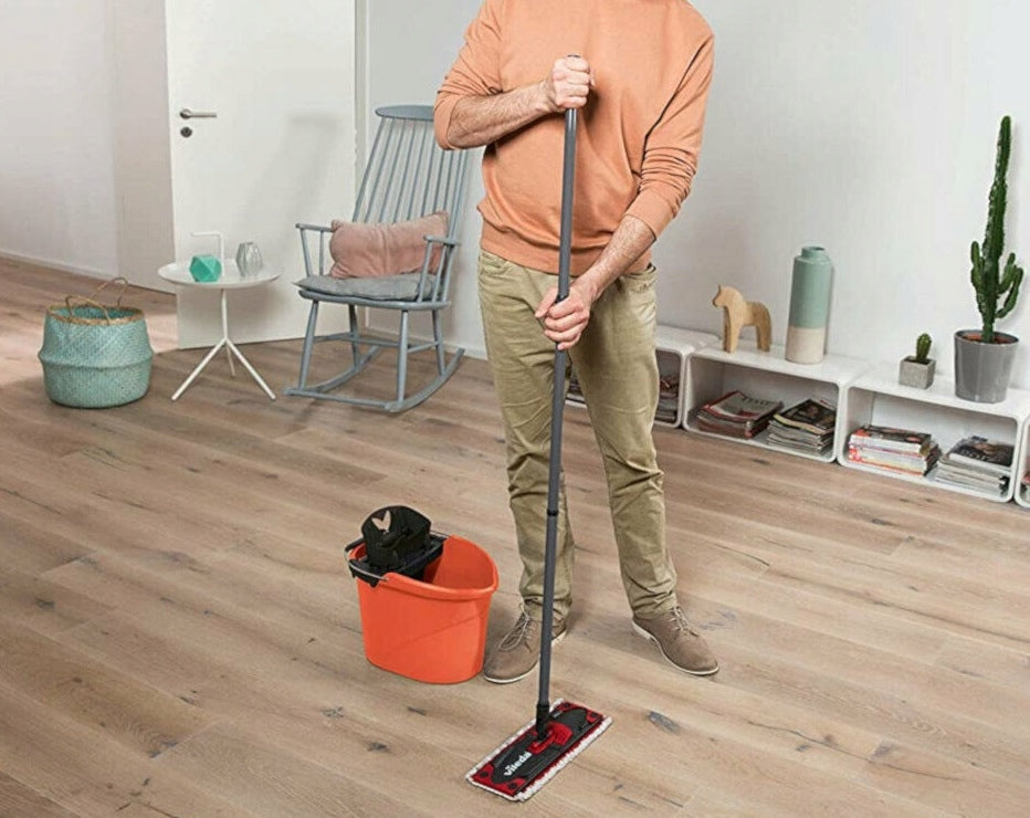 Bucket and flat mop Vileda Ultramat Colors CORAL Brand Vileda