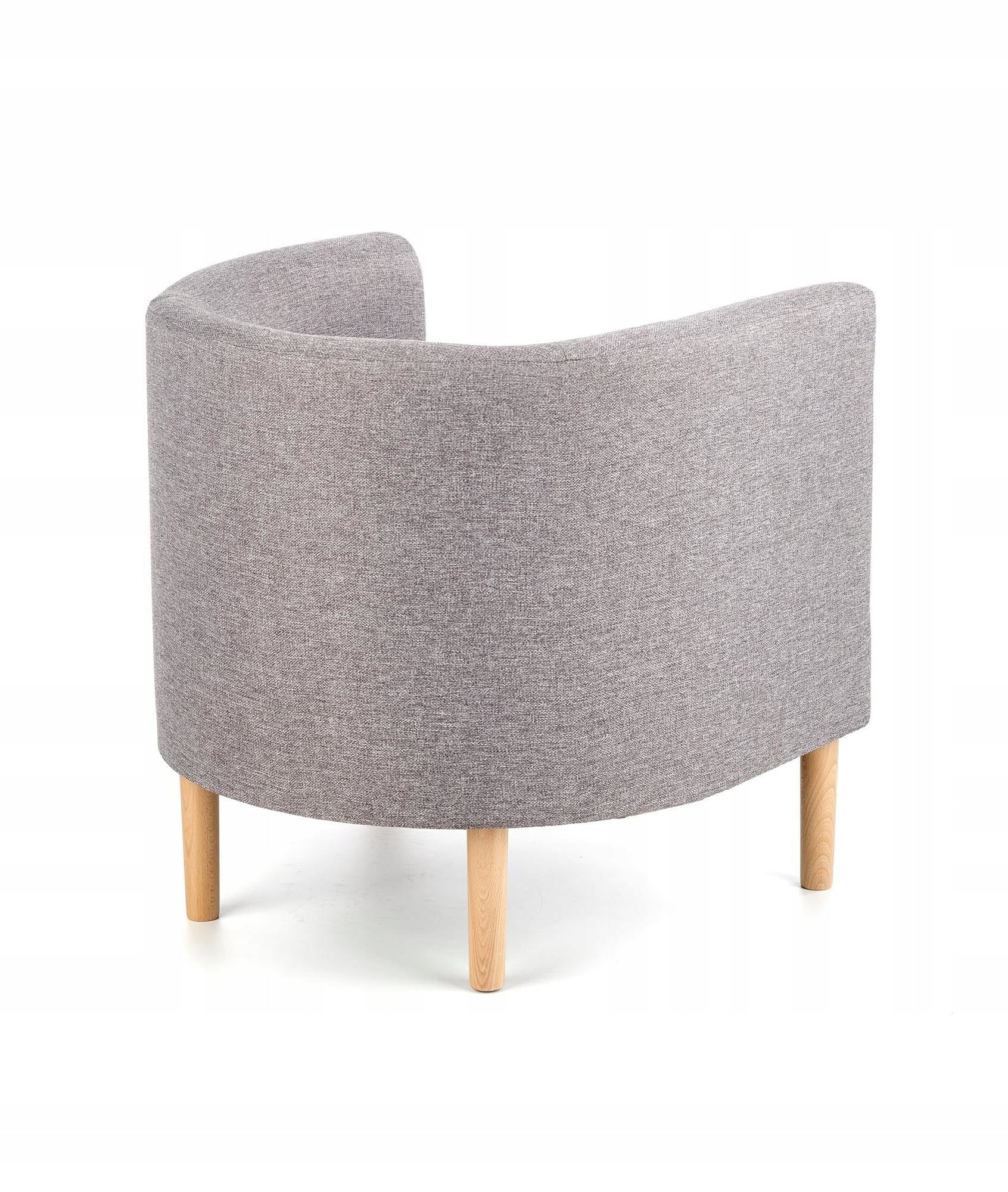 Bucket seat on legs CLUBBY Halmar Grey melange Manufacturer code V-PL-CLUBBY-FOT