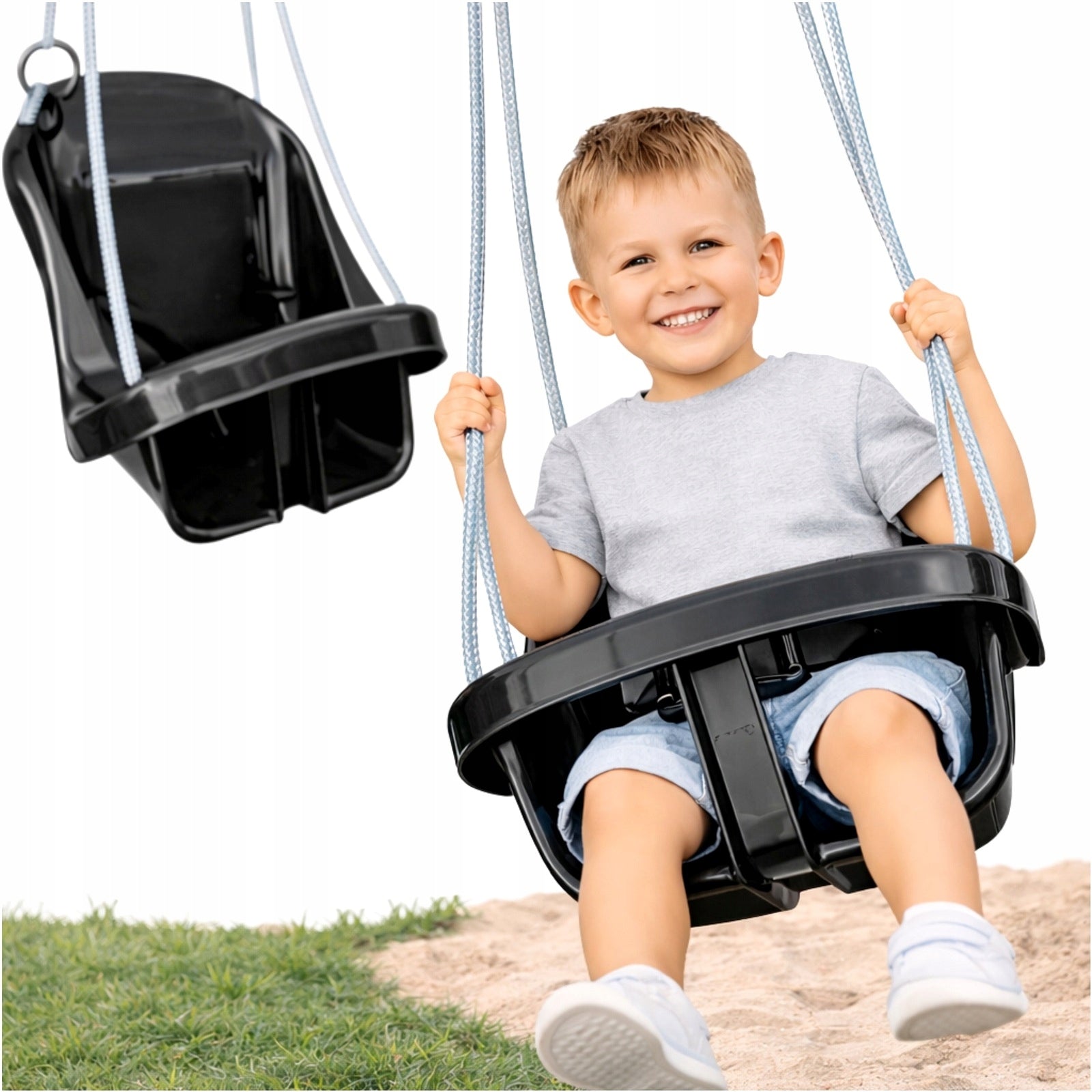 Bucket swing + bucket + handles Metal wheels + BELTS Polish product