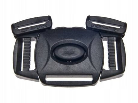 Buckle Clasp 5 point for baby carrier trolley 25/25/25/25/32 mm Black Packaging status original