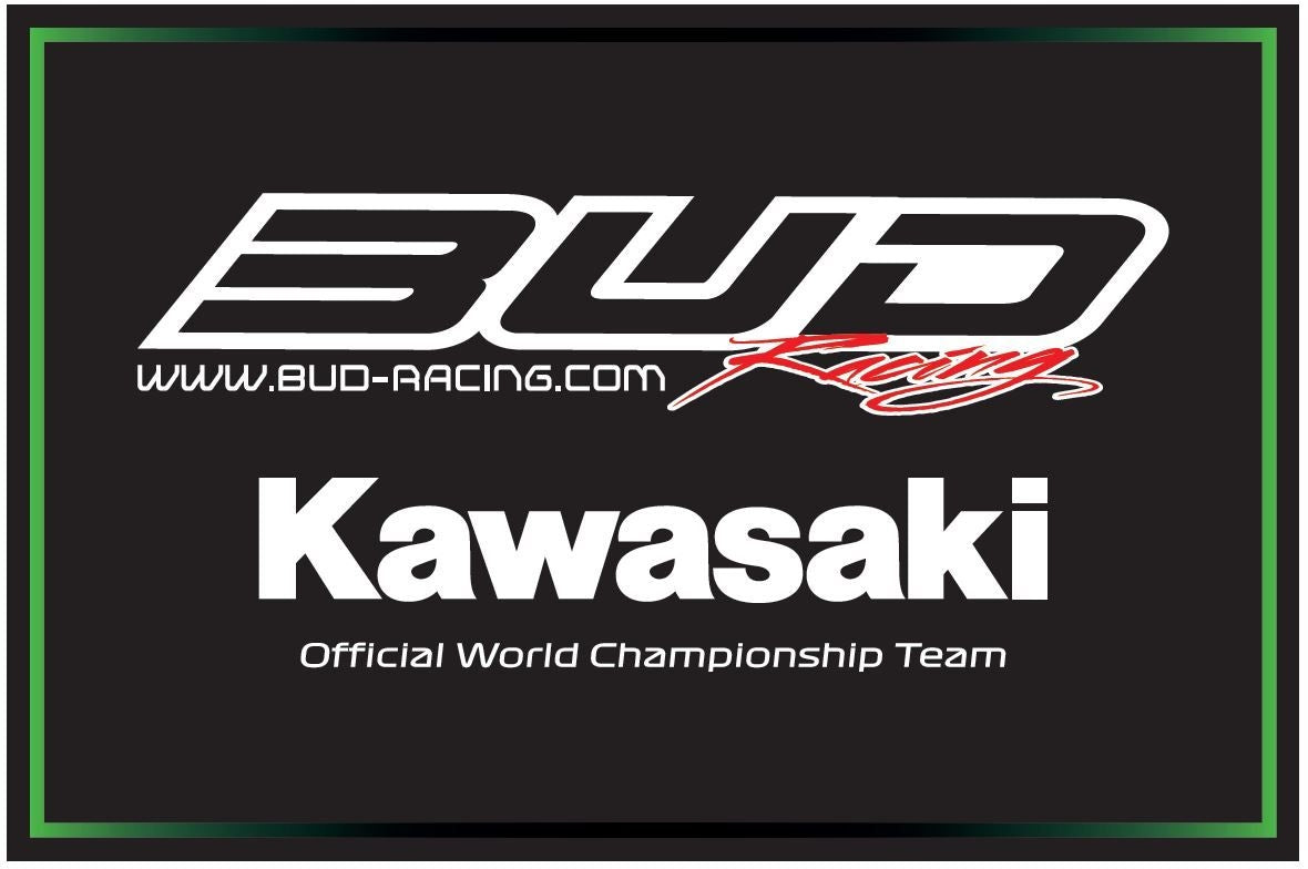 Bud racing small environmental mat KAWASAKI doormat gift idea