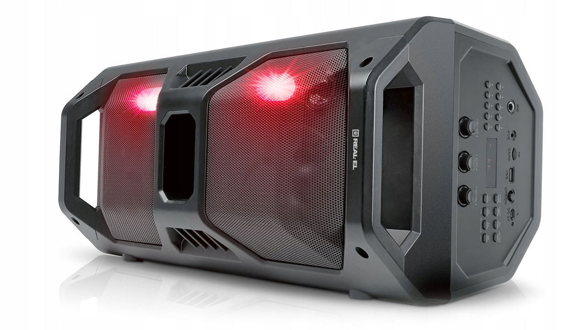 Buetooth/USB/Micro SD/AUX/50W portable speaker. Batteries included no