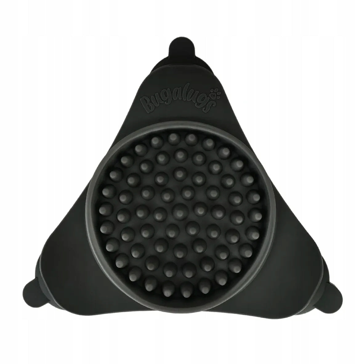 Bugalugs Triangle Lick Pad Small Licking Mat for Dog and Cat, Black Brand Bugalugs