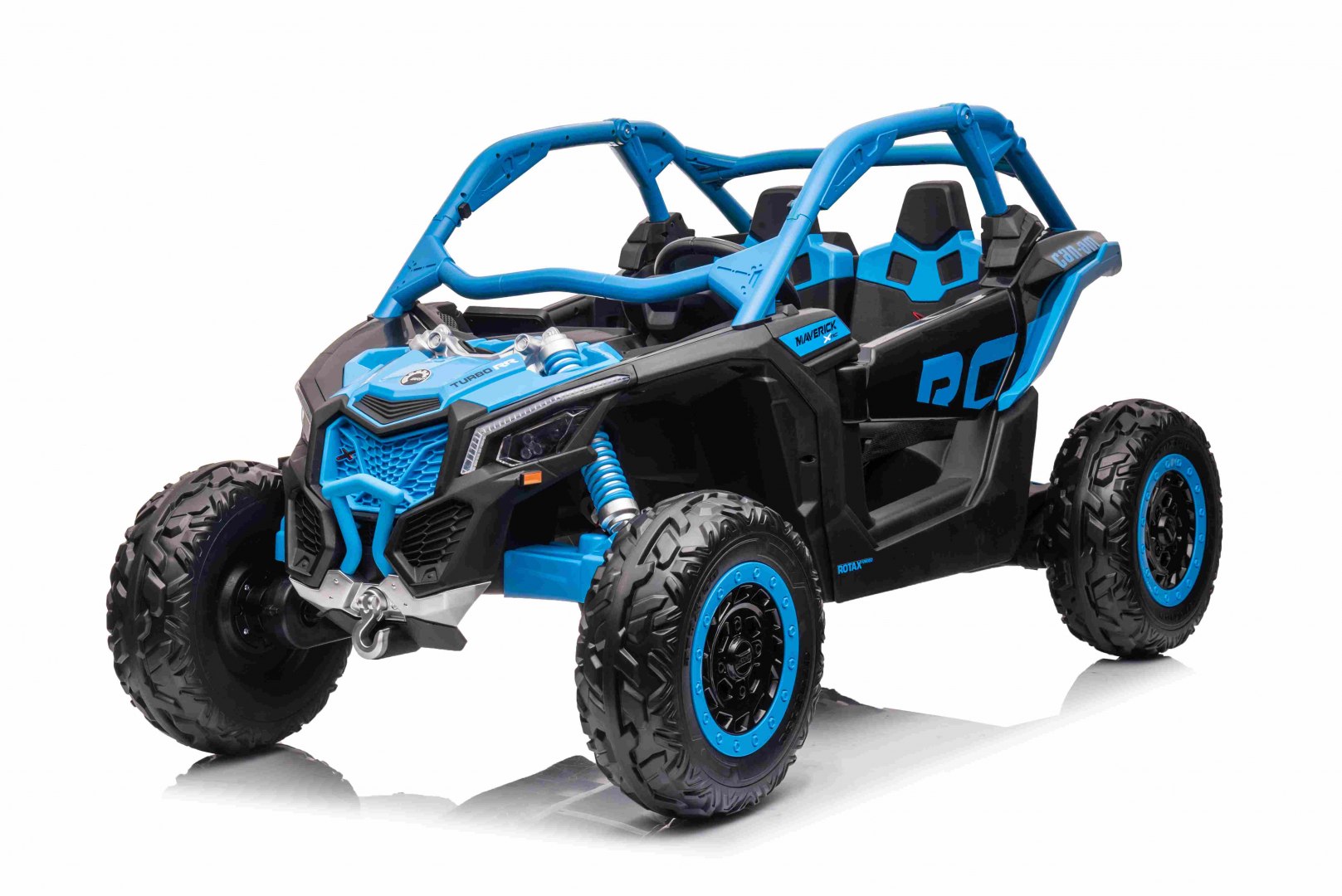 Buggy Battery Operated Maverick 4x4 CAN-AM RR Turbo RR Blue with Trunk Vehicle length 148 cm