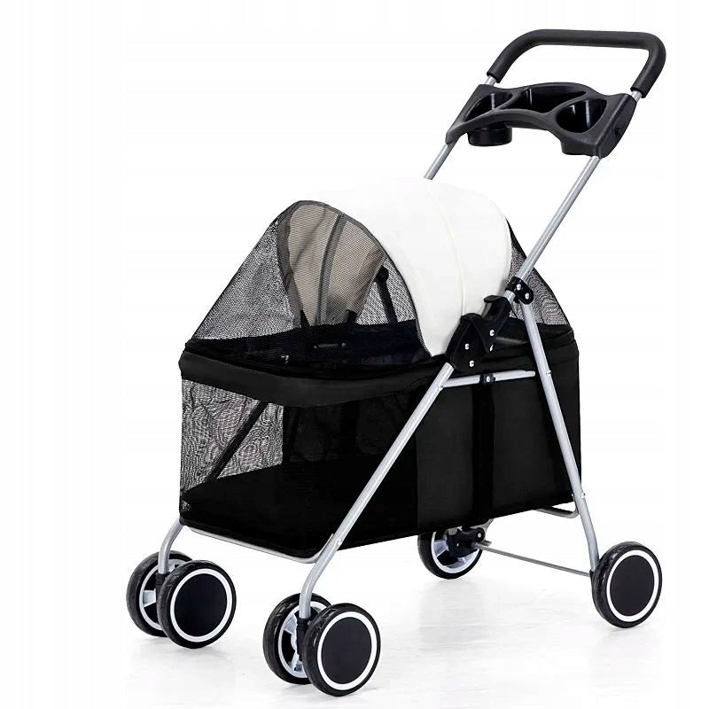 Buggy Light Kočárek pro psy 46 x 91 x 69 cm, Černá