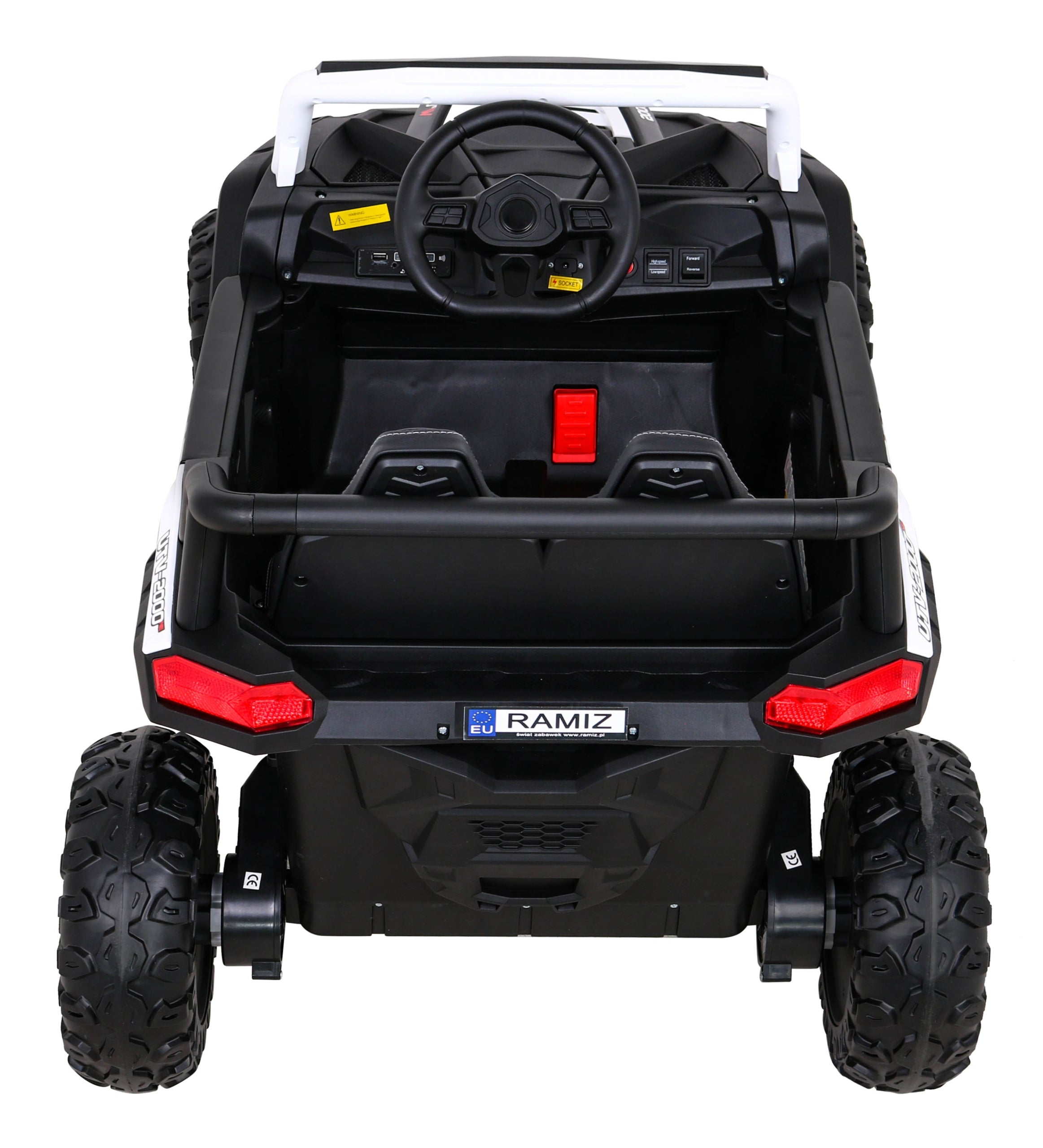 Buggy UTV 2000M Racing Auto Battery Operated White MP3 Sounds Light Remote Control Vehicle length 113 cm
