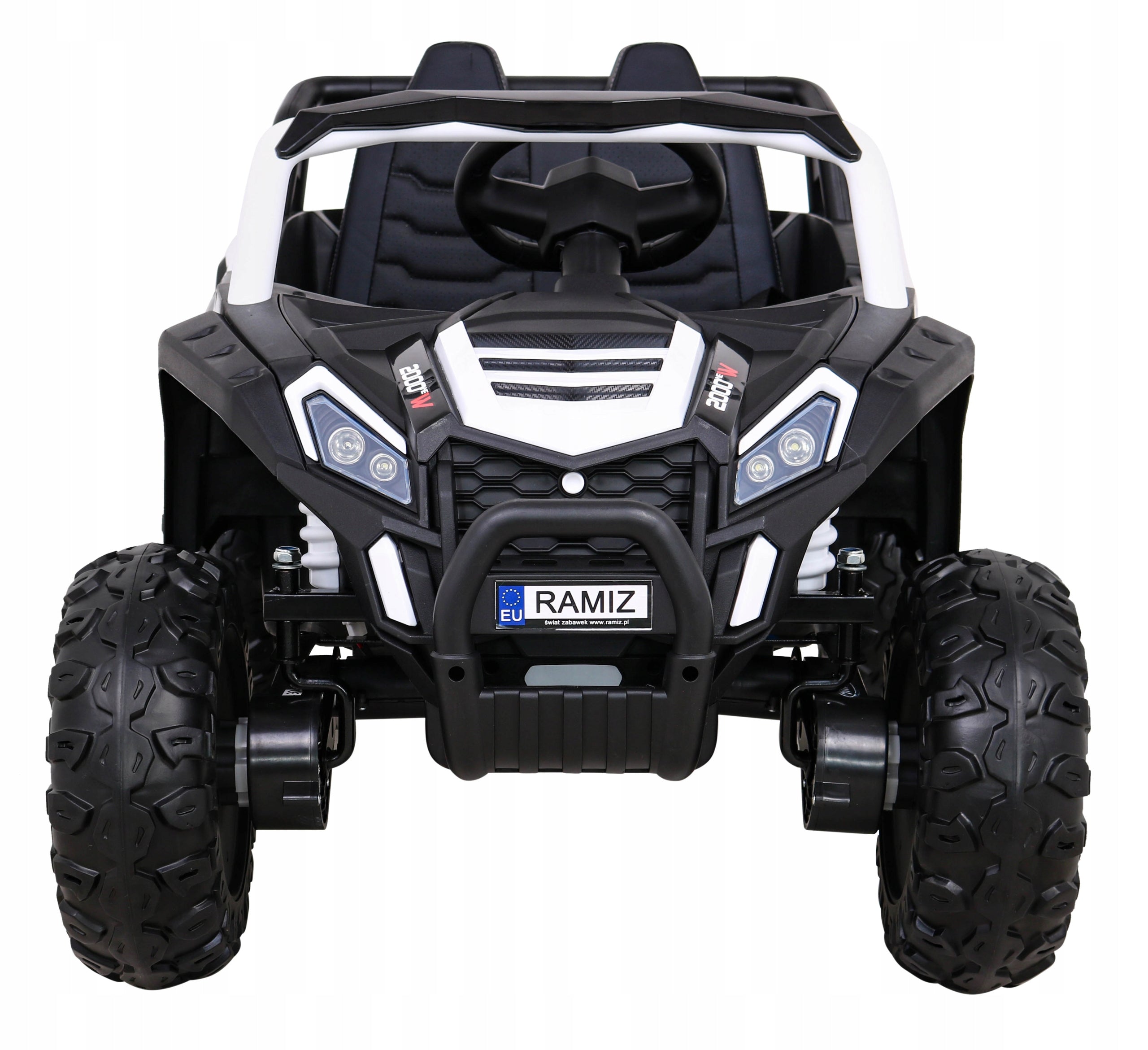 Buggy UTV 2000M Racing Auto Battery Operated White MP3 Sounds Light Remote Control