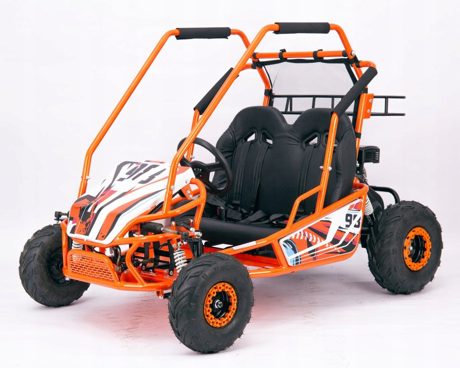 Buggy combustion 212cc LUCKY SEVEN orange automatic reverse field