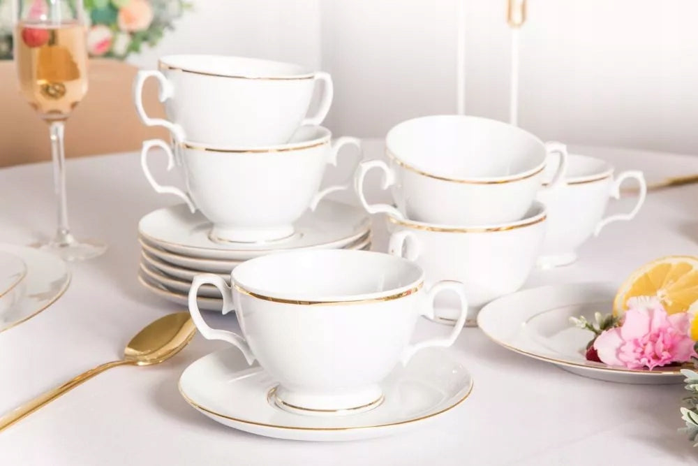 MARIAPAULA CLASSIC GOLD LINE SULTINIŲ RINKINYS 6/12 350ML / 17CM