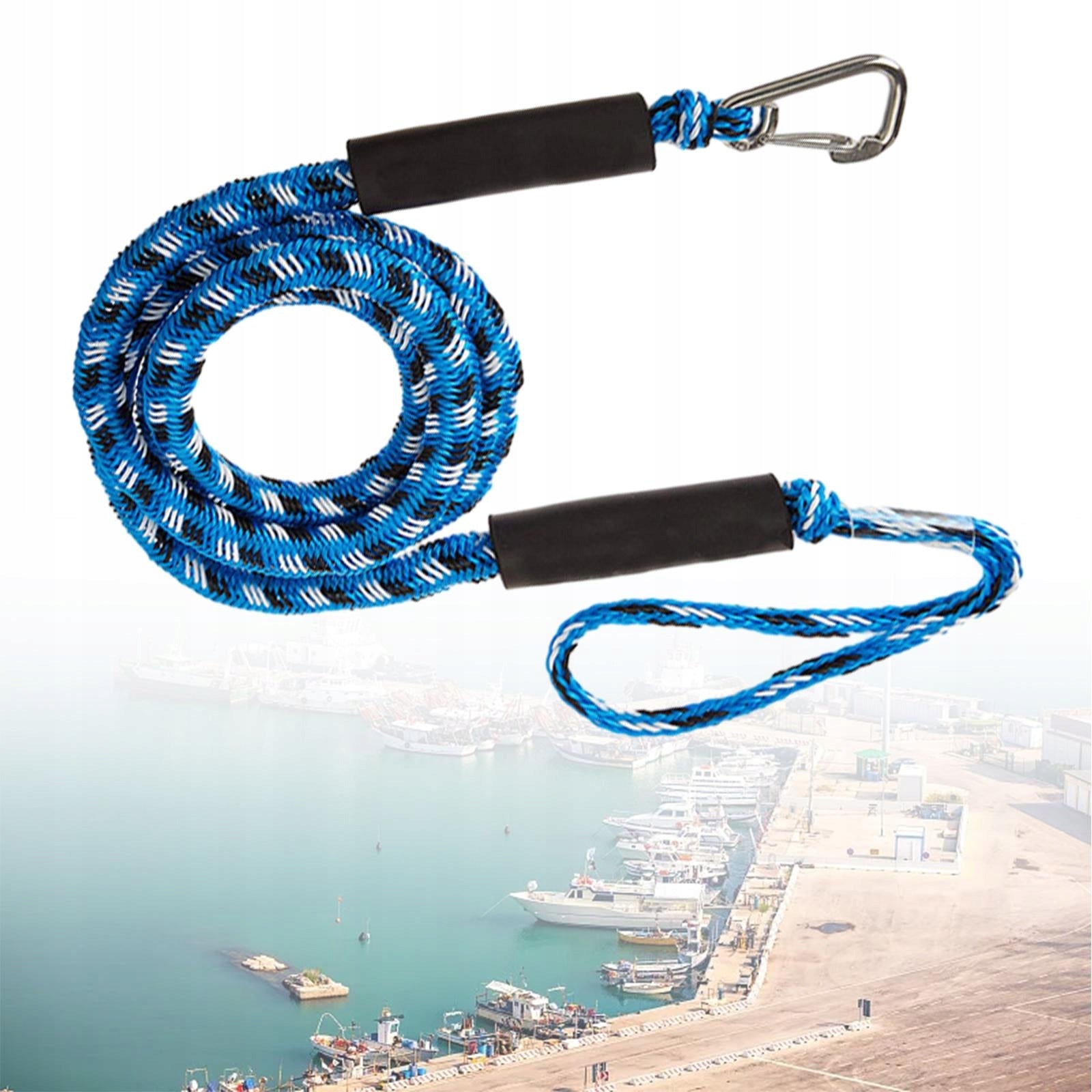 Bungee dock rope for boat Mooring rope with a length of 1,2 m Width 16 cm