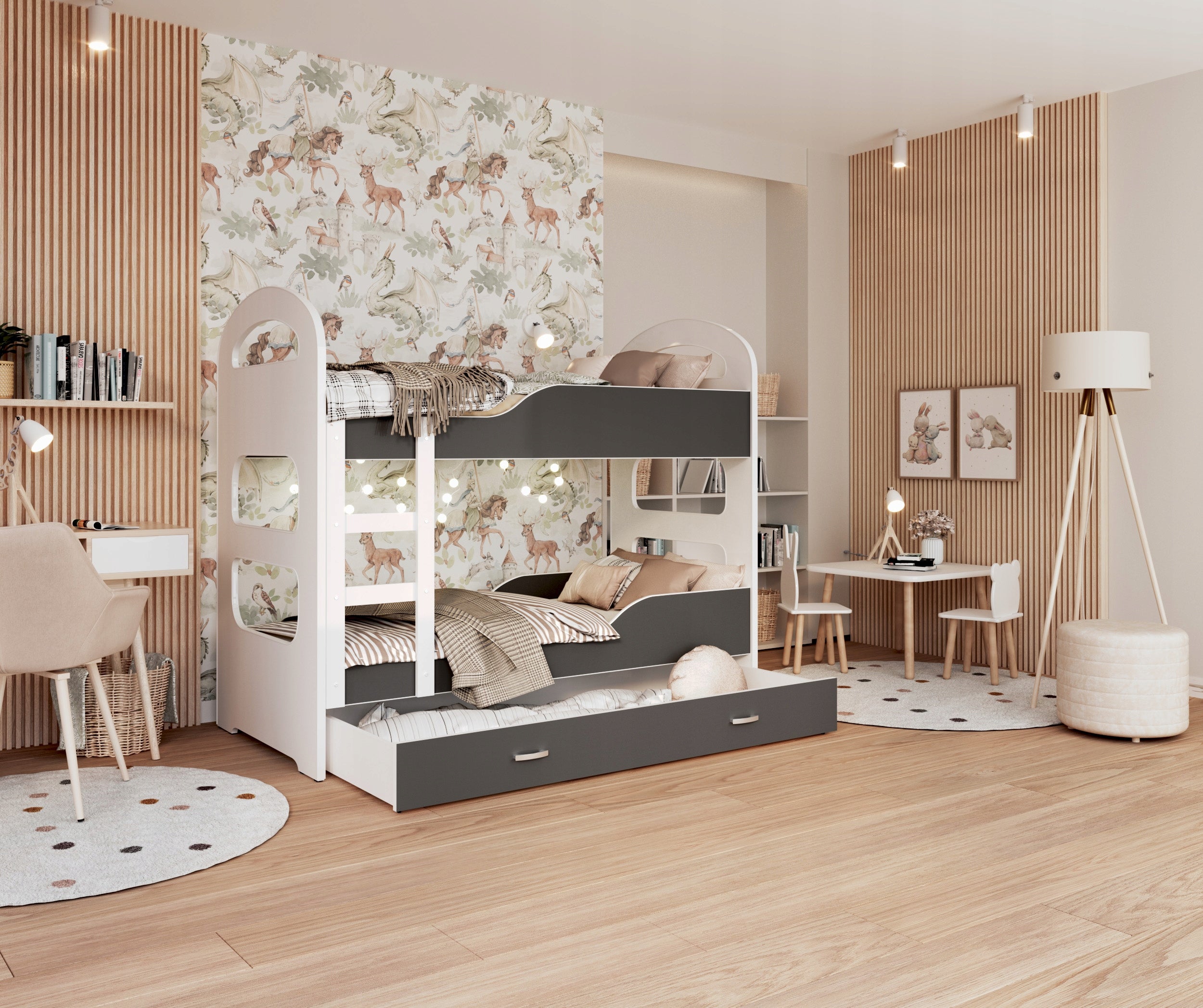 Bunk bed 160x80 mattress DOMINIK Brand Eurotel