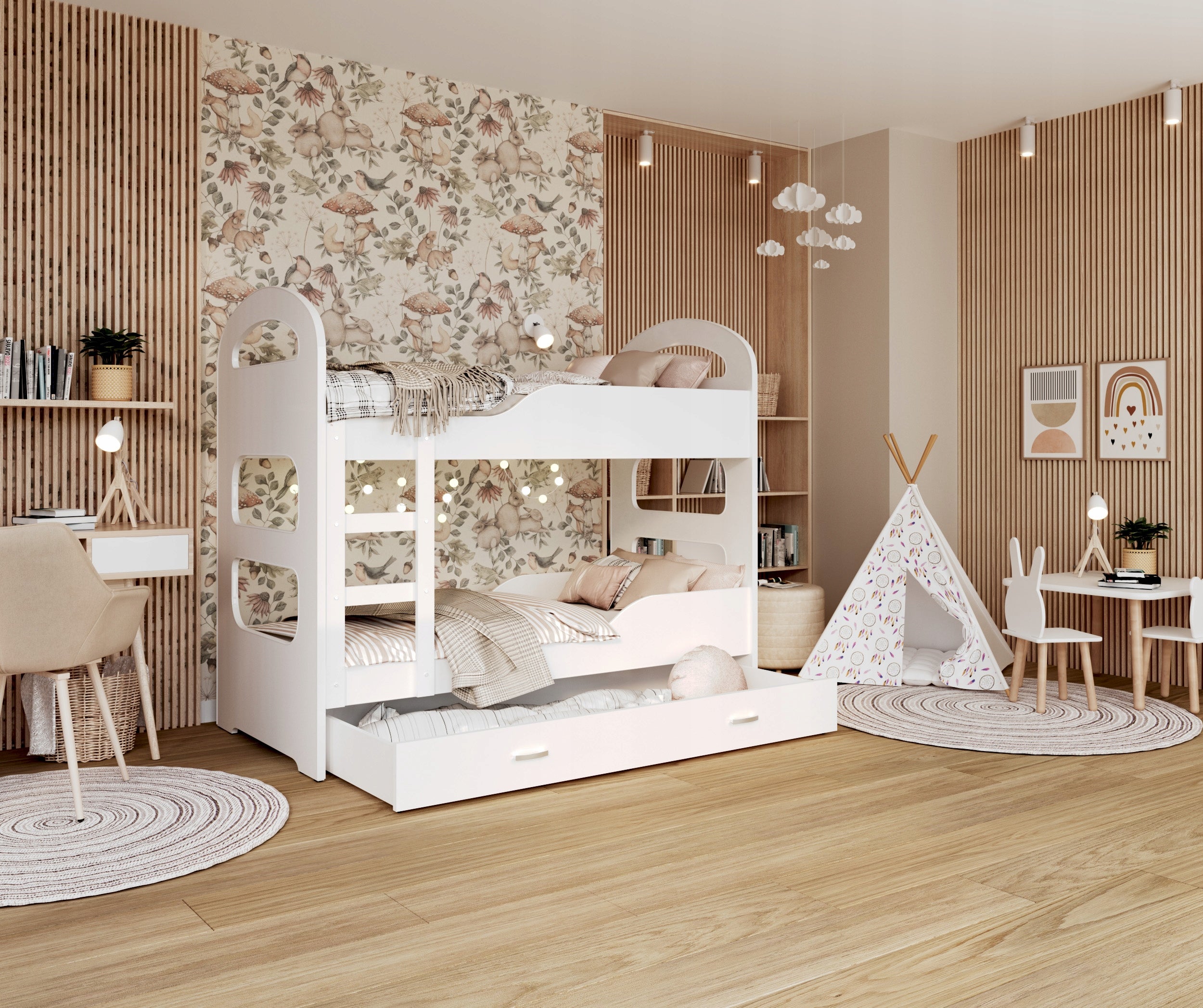 Bunk bed 160x80 mattress DOMINIK EAN (GTIN) 5902841925816