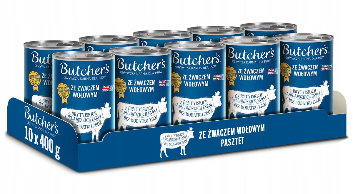 Butchers Natural Grain Free Wet Dog Food with Rumen Can 10x400g