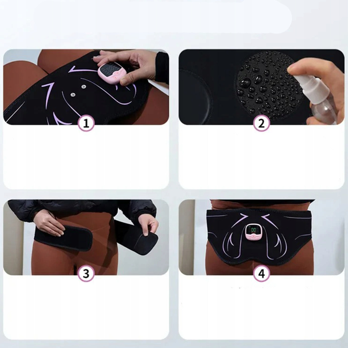 Buttock Trainer EMS Muscle Stimulator USB Rechargeable 10/30 Kind electrical muscle stimulator