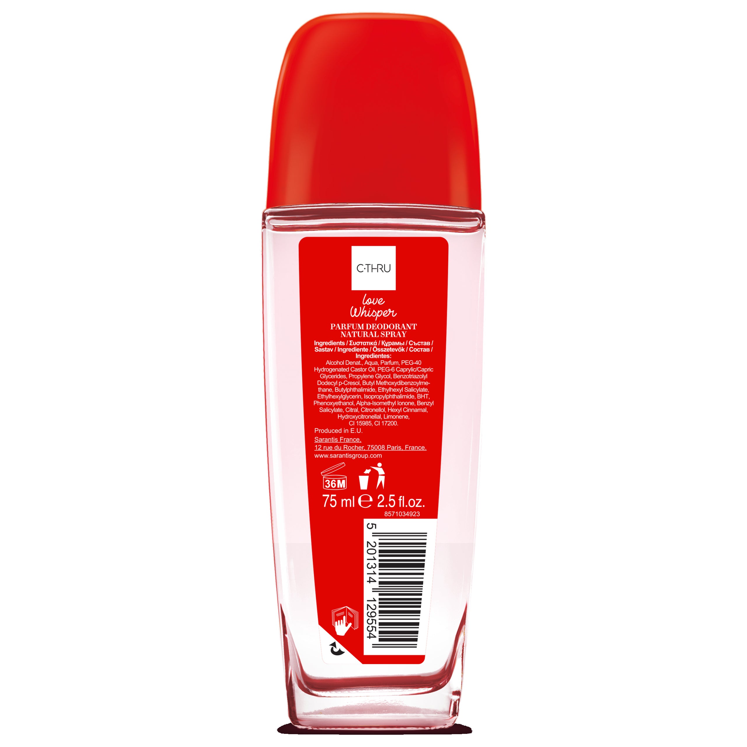 C-Thru Love Whisper 75 ml perfumed deodorant Manufacturer code 5201314129554