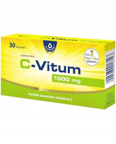 C-Vitum Vitamin C 1000 mg 30 capsules