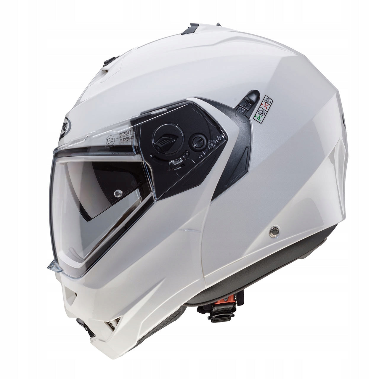 CABERG Duke II White Flip Up Moto Helmet s. XS Size XS