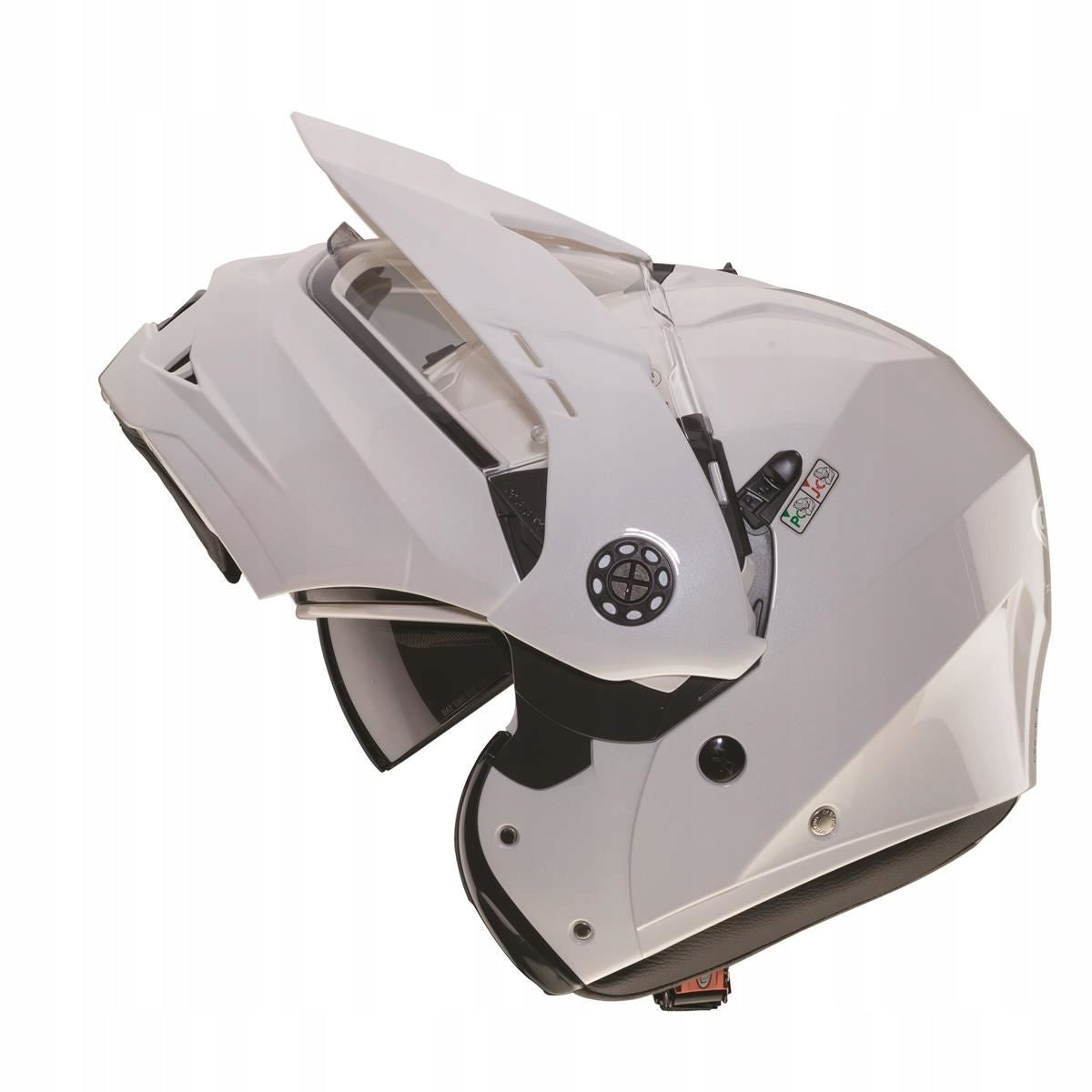 CABERG ENDURO FLIP-UP JAW HELMET TOURMAX MODEL (PINLOCK) WHITE Packaging status original