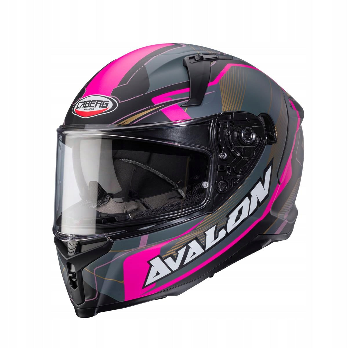 CABERG INTEGRAL HELMET AVALON X OPTIC BLACK MATT/GREY/FUCHSIA (INTENSE Manufacturer Caberg