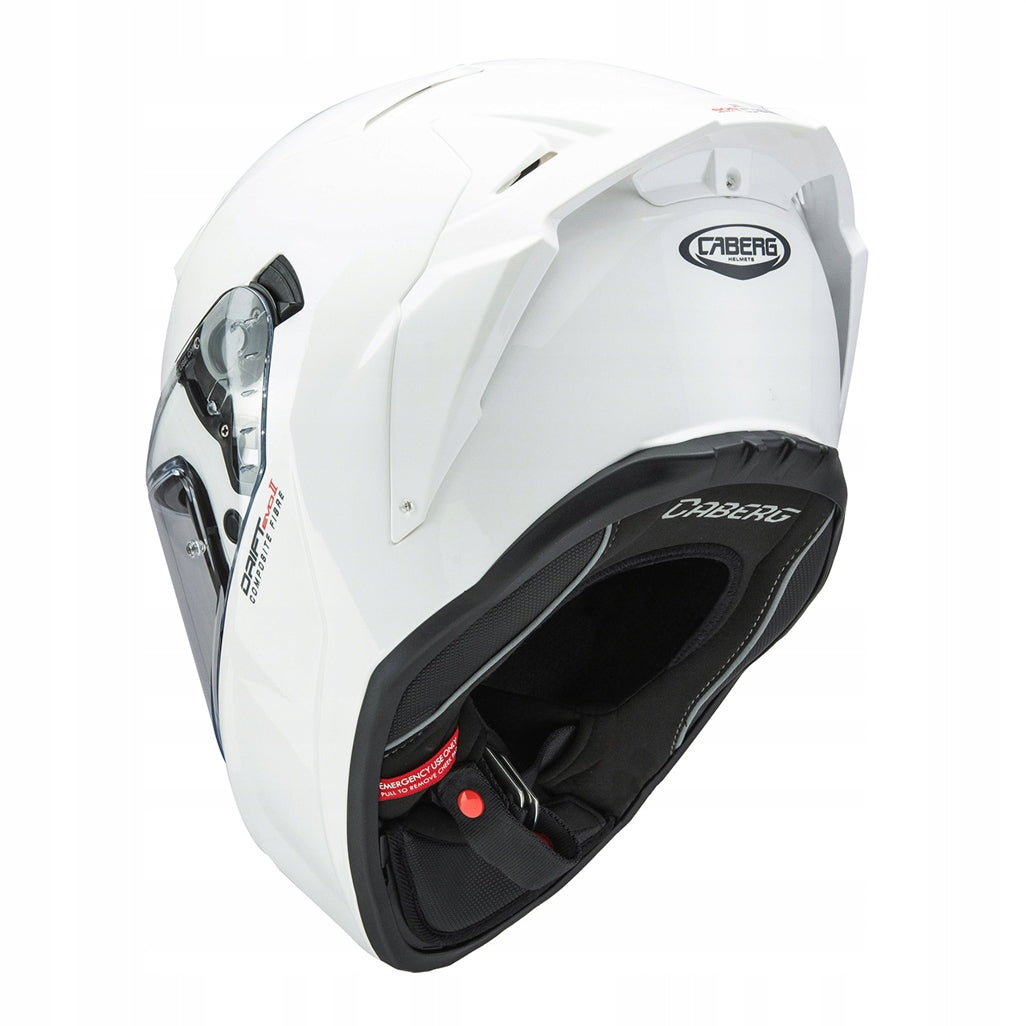 CABERG INTEGRAL MOTORCYCLE HELMET WITH DRIFT EVO II SOLID WHITE XS BLEND Manufacturer Caberg
