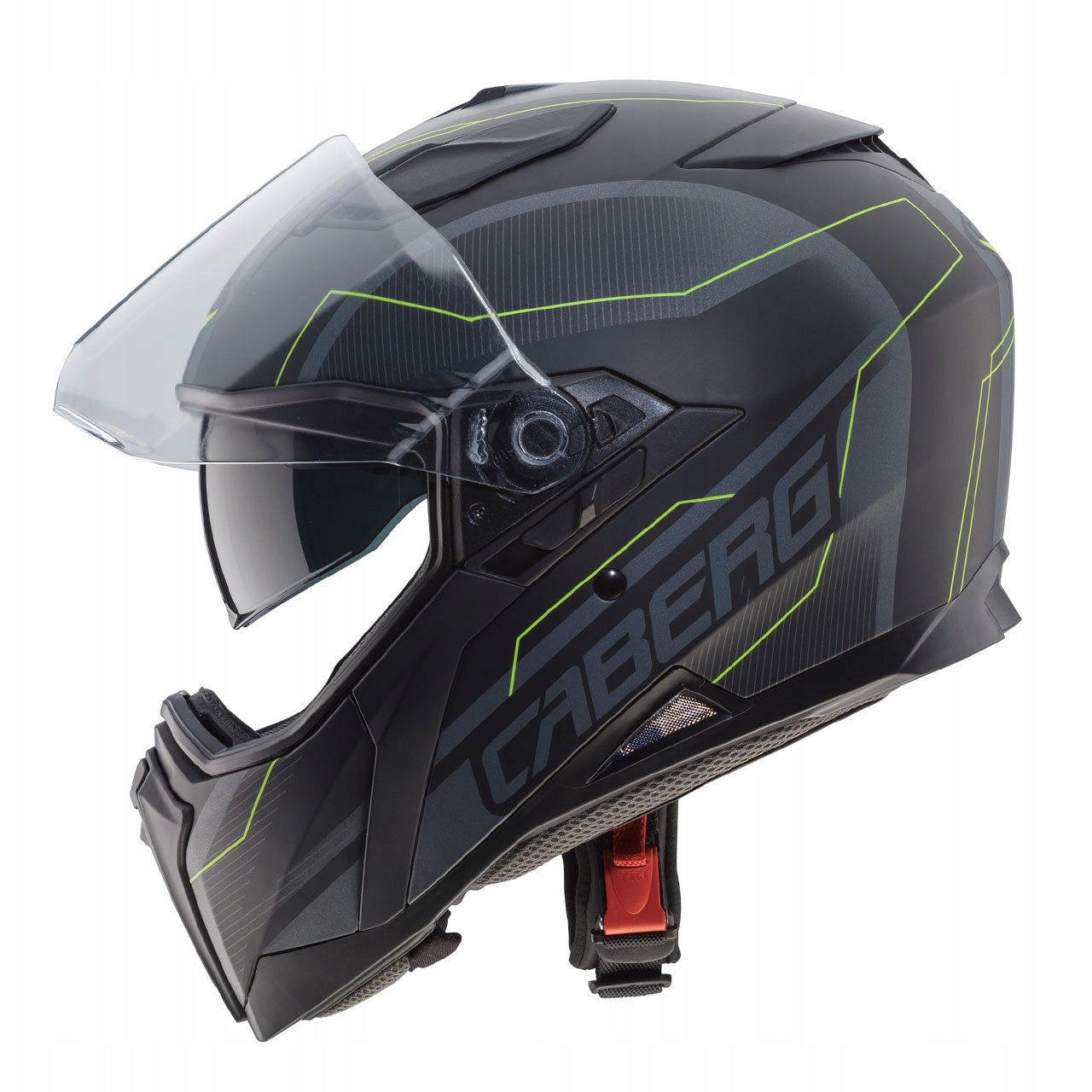CABERG JACKAL SUPRA HELMET, black and yellow, size XXL Manufacturer's catalog number C2NB00G1/XXL