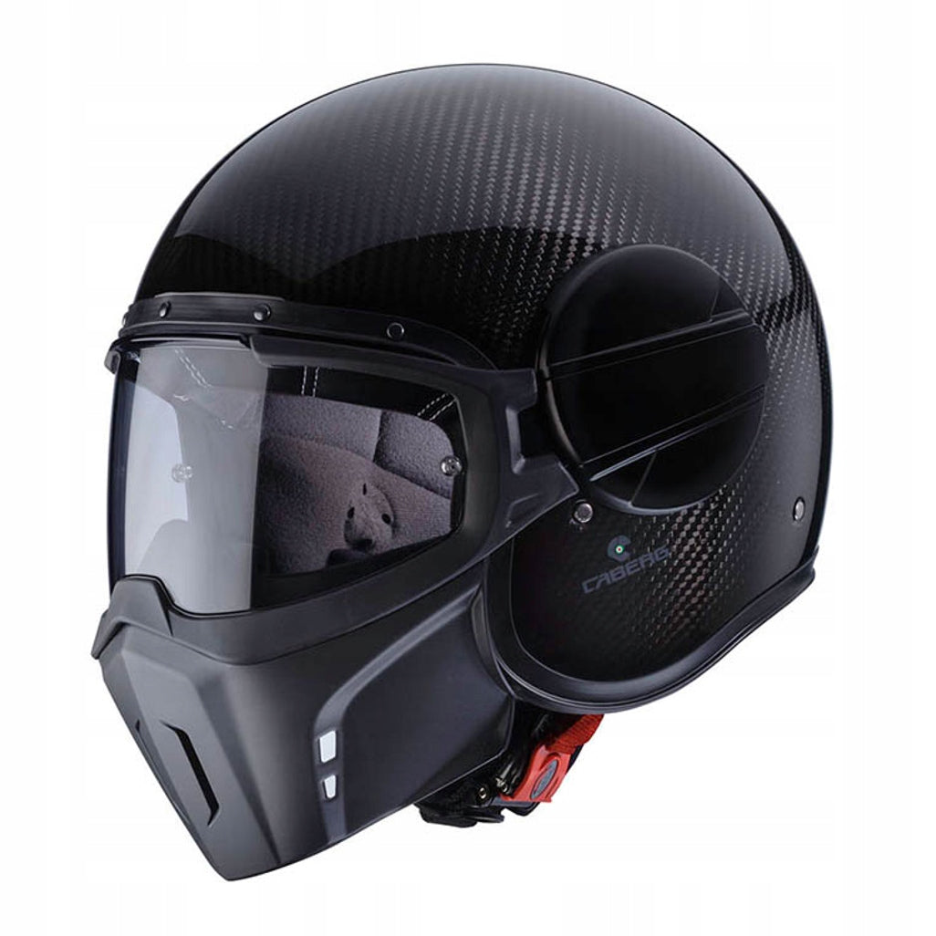CABERG JET GHOST HELMET X CARBON BLACK CARBON XXL