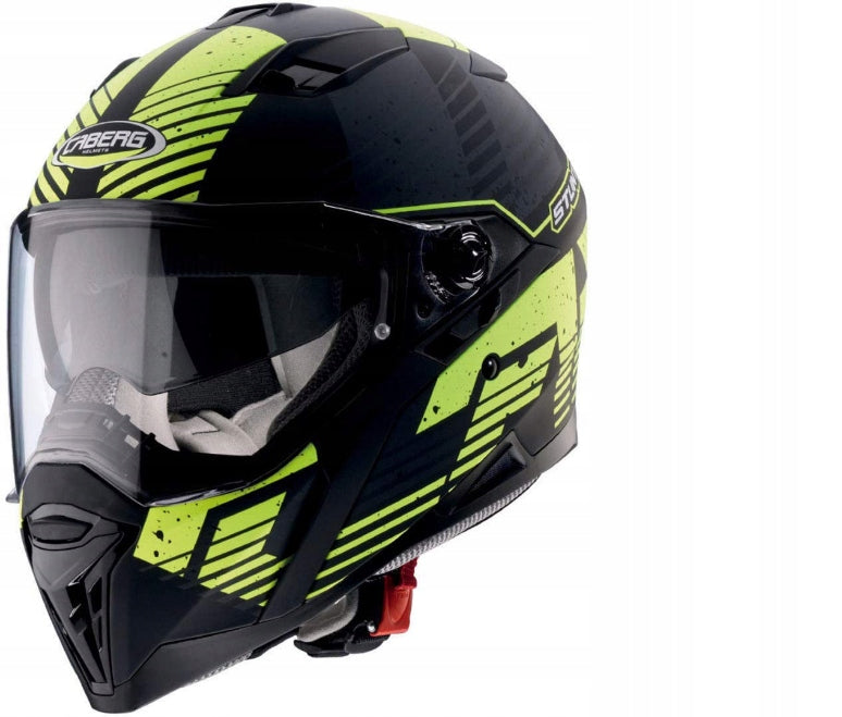 CABERG integral helmet STUNT blizzard fluo