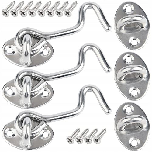 CABIN LATCH FOR DOOR GATE STAINLESS STEEL 75 MM SET OF 3 PCS. Brand no brand