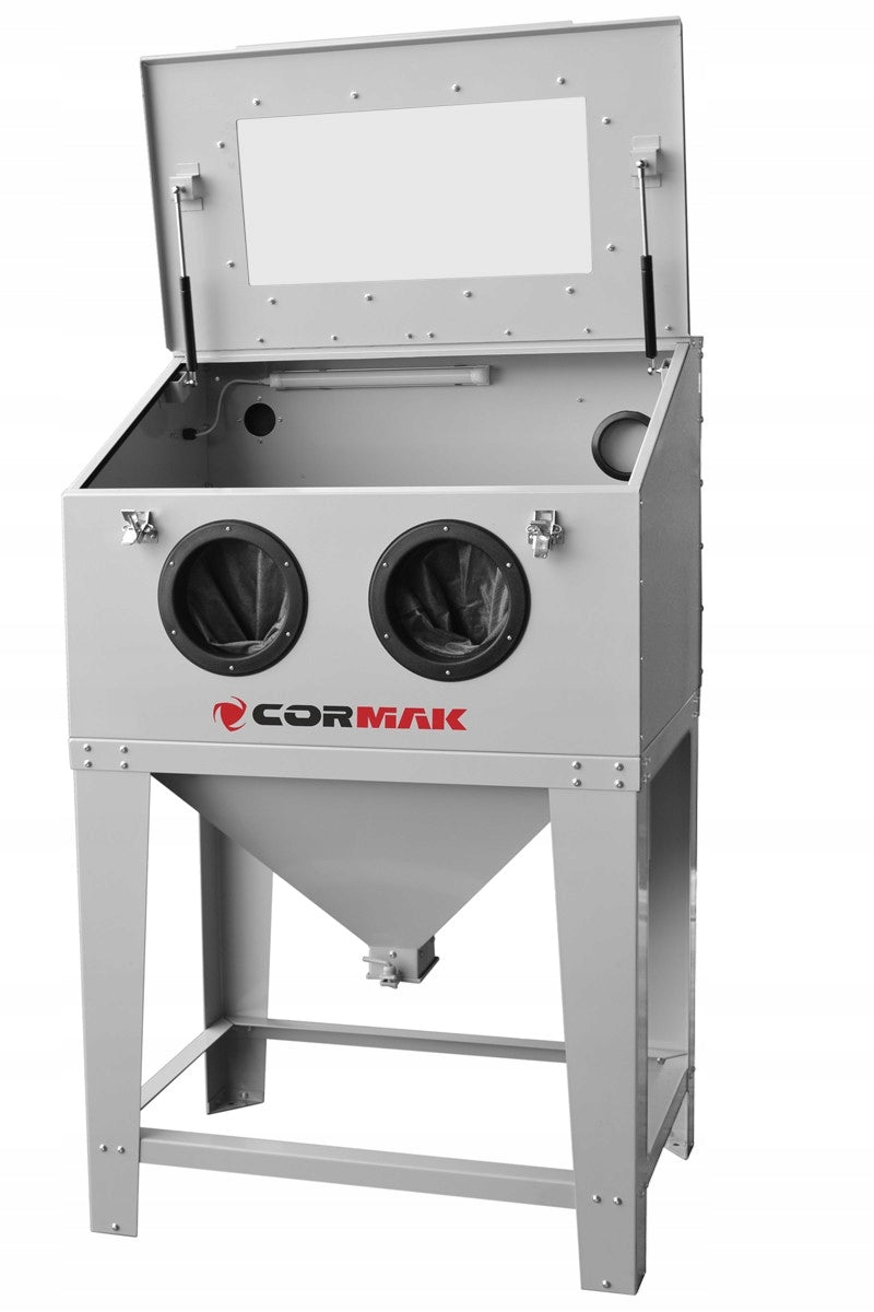 CABIN SANDBLASTER SANDBLASTING CABIN 220L UPPER OPENING + EXTRACTION Brand Cormak