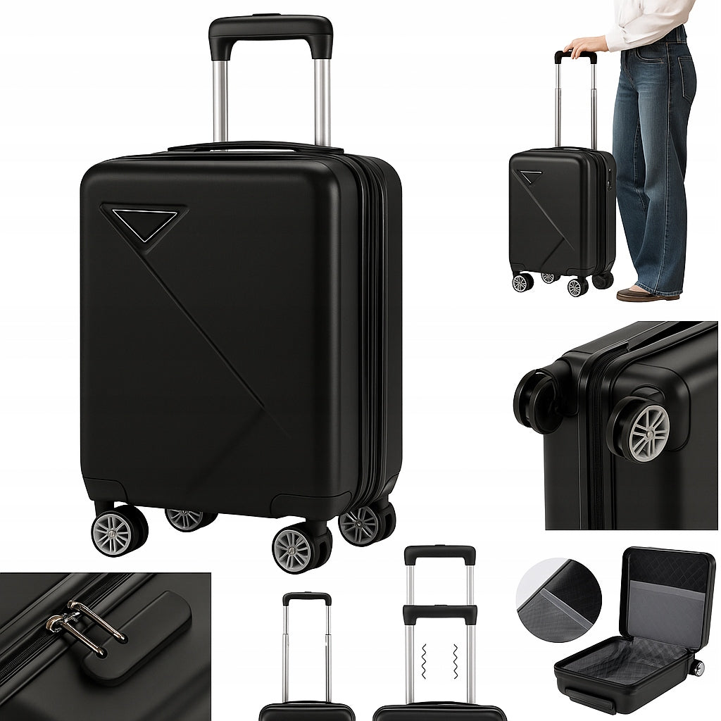 CABIN SUITCASE 40x30x20 REMOVABLE WHEELS RYANAIR WIZZAIR LOT PREMIUM HIT Model WCZ2