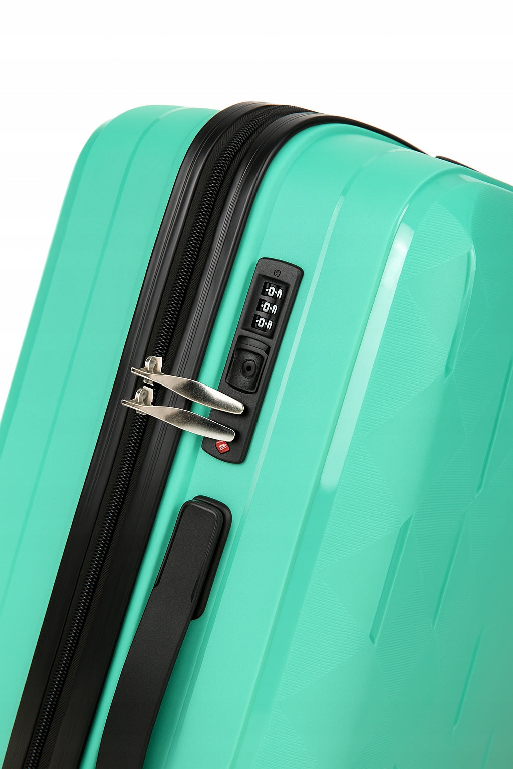 CABIN SUITCASE CARRY-ON BAG 55X37X20,5 CM RYANAIR WIZZAIR CAPRI MINT Depth (shorter edge) 20.5 cm