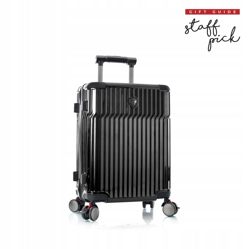 CABIN TRAVEL CASE BLACK METALLIC BUSINESS LIBRARY POWERBANK HEYS