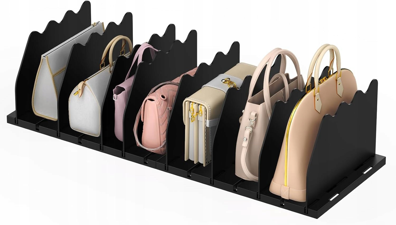 CABINET BAG ORGANIZER STORAGE COMPARTMENTS SET OF 8