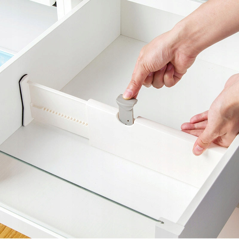 CABINET DRAWER ORGANIZER SLIDING COMPARTMENT ADJUSTABLE SEPARATOR LONG Packaging status original