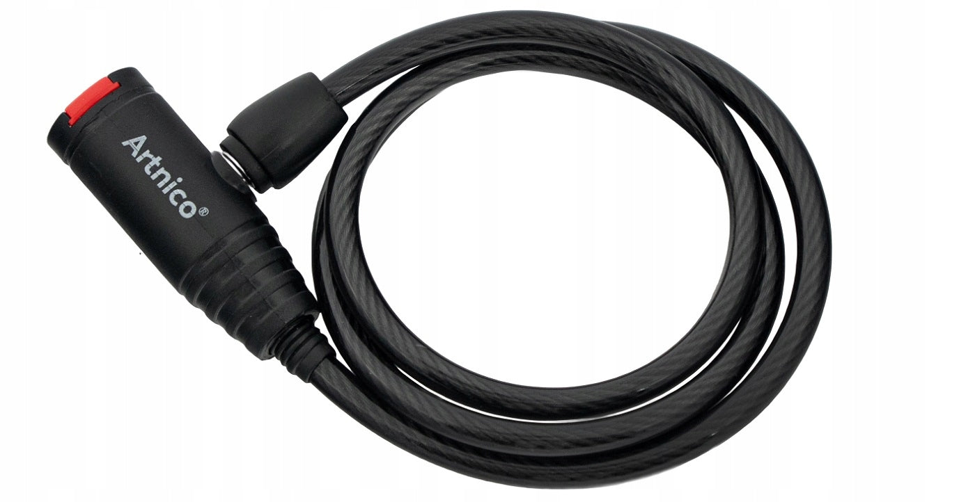 CABLE Bicycle Clasp Bike Lock Scooter Motor 100cm SAFE Brand Artnico