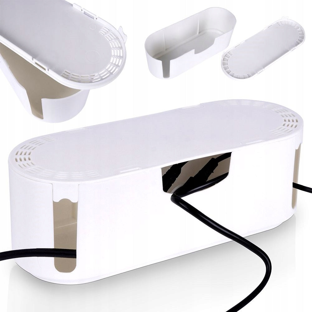 CABLE CONTAINER PLUG ORGANIZER BOX CABLE STORAGE