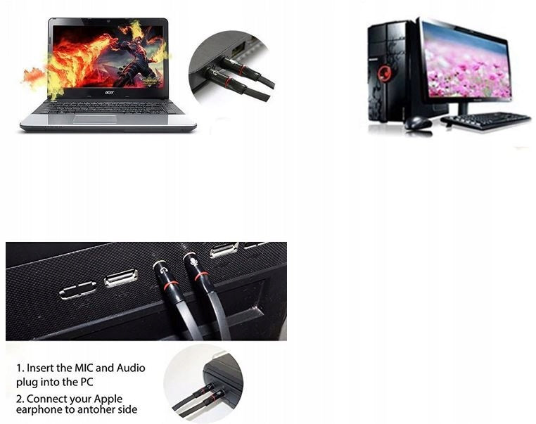 CABLE FOR STEELSERIES ARCTIS 1 3 5 7 9 PRO HEADPHONES DUAL CABLE Manufacturer code AudioLIDER